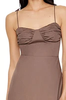Sweetheart Tie-Strap Maxi Dress