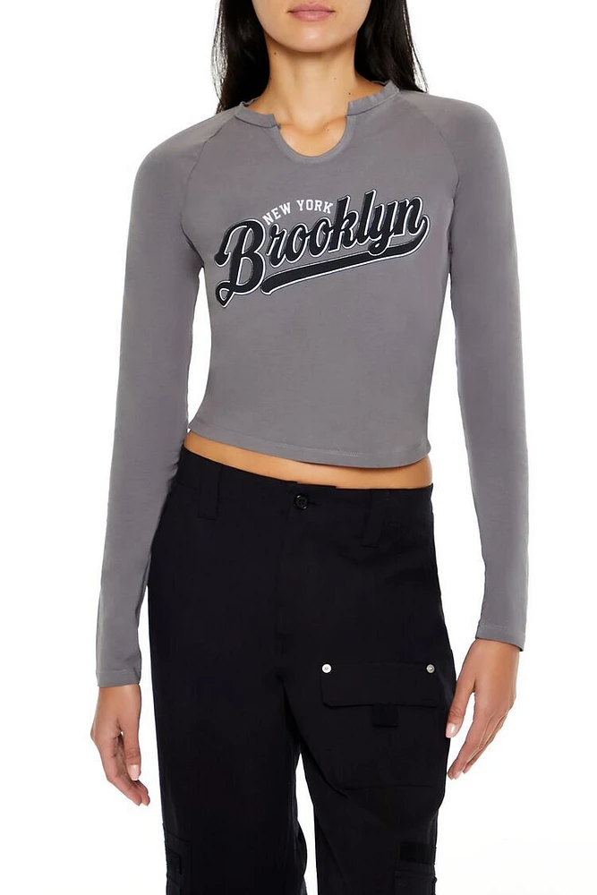 New York Brooklyn Raglan Tee