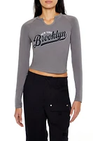 New York Brooklyn Raglan Tee