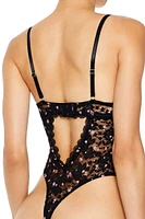 Lace Floral Lingerie Bodysuit