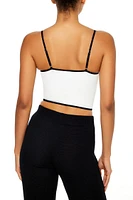 Seamless Two-Tone Bow Cutout Cami