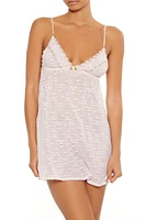 Floral Babydoll Lingerie Slip Dress