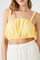 Square-Neck Cropped Cami