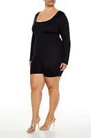 Plus Contour Sculpt Romper