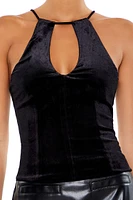 Velvet Cutout Cami