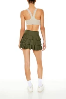 Active Tiered Flounce Skater Skort