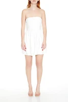 Strapless A-Line Mini Dress