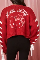 Hello Kitty Ribbon Cardigan Sweater