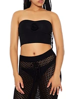 Cropped Sweetheart Tube Top