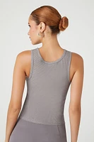 Glitter Ribbed Knit Tank Top