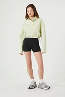 Scuba Knit Cropped Pullover