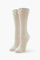 Bow Knee-High Socks