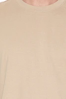 Cotton Crew High-Low Hem Tee