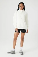 Scuba Knit Drop-Sleeve Hoodie