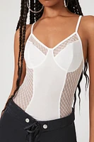 Sheer Lattice Cami Bodysuit