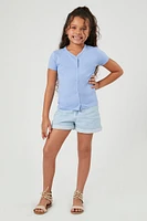 Girls Snap-Button Top (Kids)