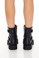 Buckled Lug-Sole Booties