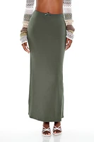 Bow Bodycon Maxi Skirt