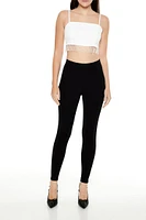 Ponte Knit High-Rise Leggings