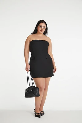 Plus Mini Tube Dress