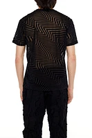Sheer Chevron Tee