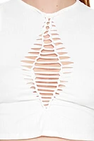 Cutout Cropped Tank Top