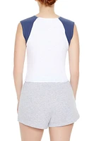 Paris 02 Raglan Cropped Tee