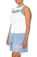 Plus Cutout Tank Top