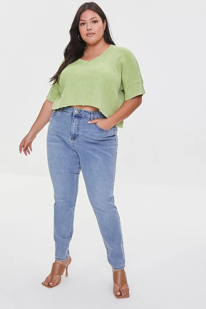 Plus High-Rise Skinny Jeans