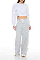 French Terry Wide-Leg Sweatpants