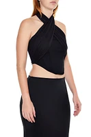 Crisscross Halter Crop Top