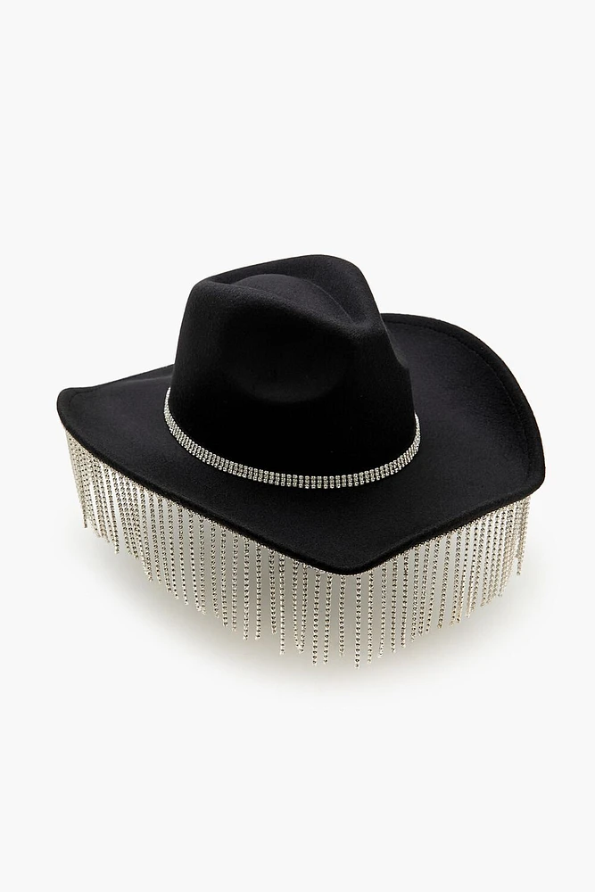 Rhinestone Fringe Cowboy Hat