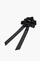 Oversized Ruched Bow Scrunchie