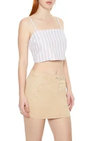 Striped Cropped Cami