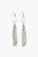 Beaded Chain Drop Earrings