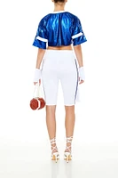 Football Player Gloves & Bag Costume Set