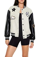 Miss Trouble Letterman Jacket