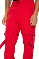 Buckled Drawstring Joggers
