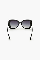 Tinted Square Frame Sunglasses