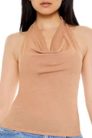 Cowl Halter Top
