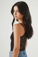 Rosette Lace Cami Bodysuit