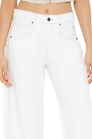 Mid-Rise Wide-Leg Jeans