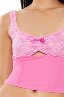 Cutout Bow Crop Top