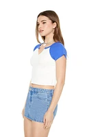 Cropped Raglan Tee