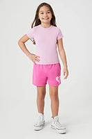 Girls Barbie Drawstring Shorts (Kids)