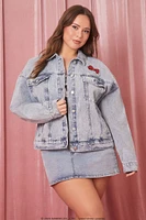 Plus Hello Kitty Denim Jacket