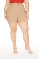 Plus Utility Cargo Shorts