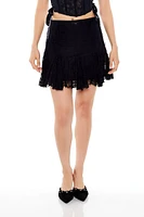 Lace Godet A-Line Mini Skirt