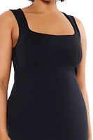 Plus Contour Sculpt Mini Tank Dress