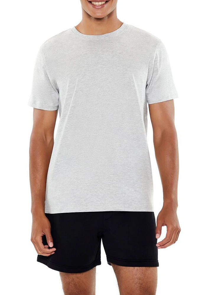 Cotton-Blend Crew Tee